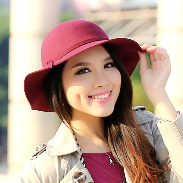 0307 Wool Felt Dome Hat